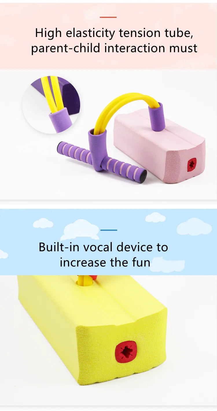 Gifts for 3+Old Boys Girls Foam Pogo Jumper for  Outdoor Toys for Autistic  Toys Fun Toys Presents for Girls Autism Toys