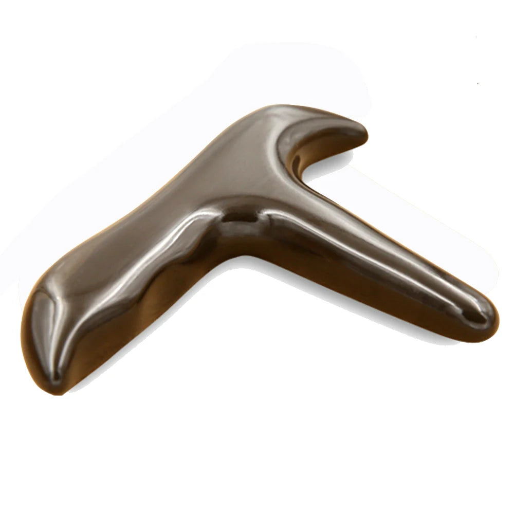 5A Grade Si Bin Bian Stone Massage Guasha Beauty Face Plate scratching Massager Tool body face slimming scraper V-line face