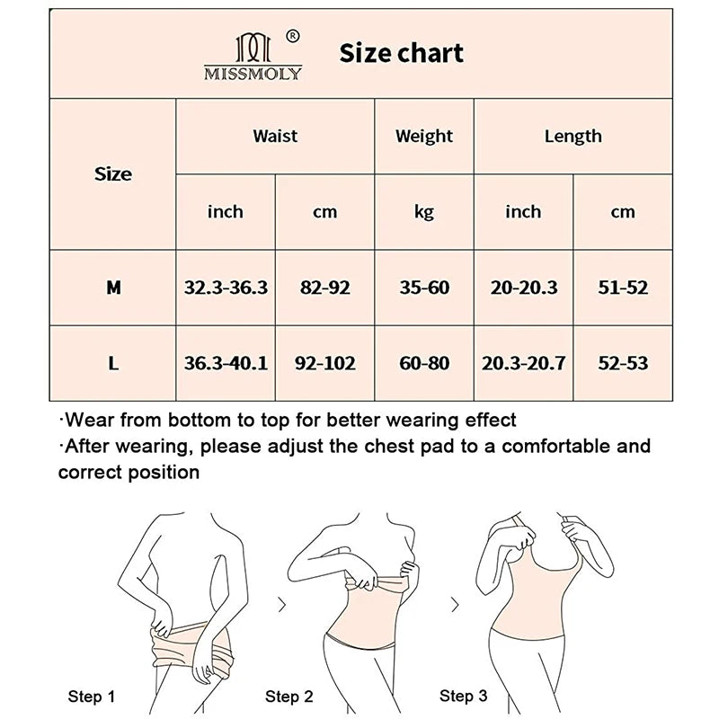 Shapewear Tank Top Seamless Slimming Underwear Tummy Control Camisole with Removable Pads Body Shaping Compression Vest