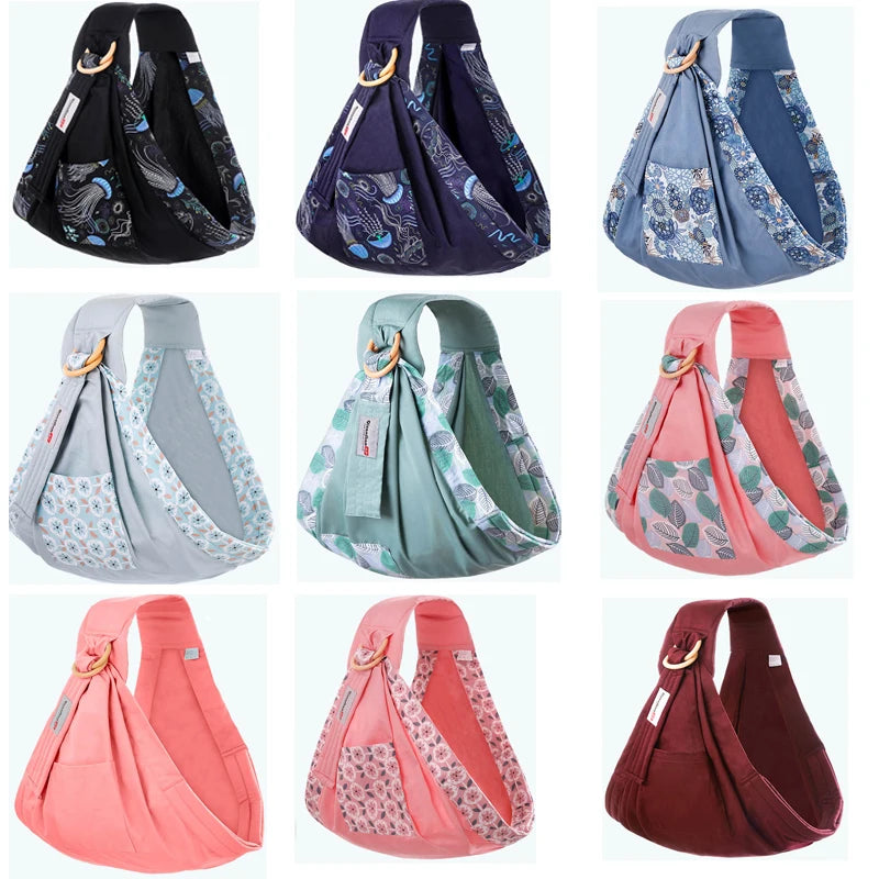 Wrap  Sling Dual Use  Nursing Cover Carrier Mesh Fabric Breastfeeding Carriers Up To 130 Lbs (0-36M)