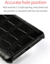 100% Natural Crocodile Leather Phone Case for iPhone 16 15 14 Pro Max 16Pro 15 Plus 15Pro 14Pro Luxury Back Cover
