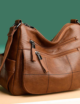 Luxury Handbags Women Bags Designer High Quality Multi-pocket Soft Leather Casual Shoulder CrossBody Bags for Women