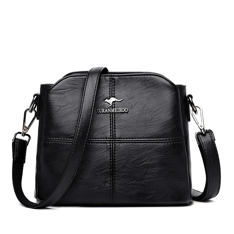 Messenger Bag Luxury Soft Leather Handbag and Purses Women's Bags Designer Famous Brand Female Shoulder Totes