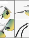 Men Photochromic Sunglasses Man Day Night vision Polarized Sunglasses Driving Goggles male Shade