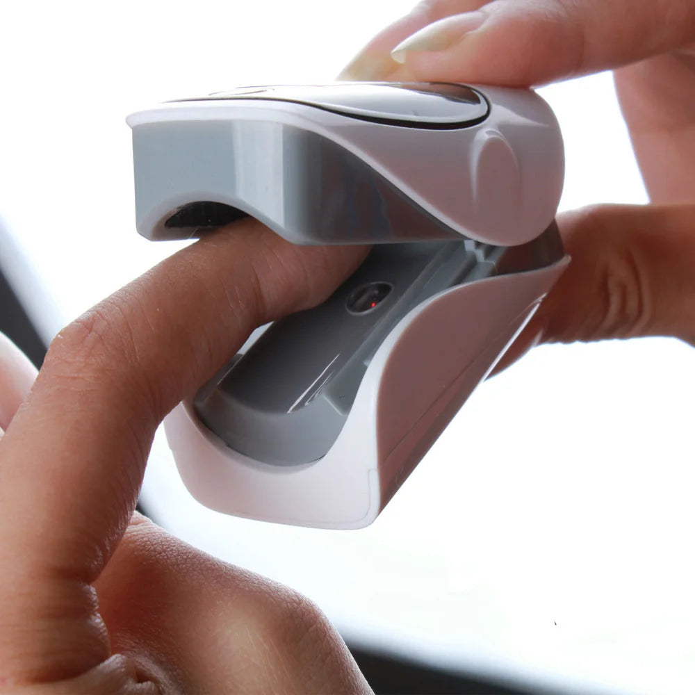 Finger Pulse Oximeter OLED Blood Oxygen Saturation Heart Rate Monitor Oxymeters Medical With Respiratory Digital Oximeter