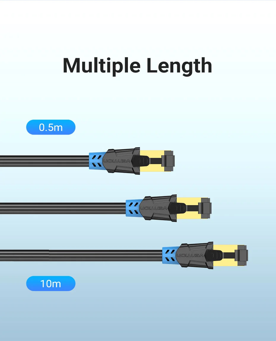 Ethernet Extension Cable RJ45 Cat6 SFTP Male to Female Extension Patch Cable Adapter for PC Laptop Cat6 Ethernet Cable