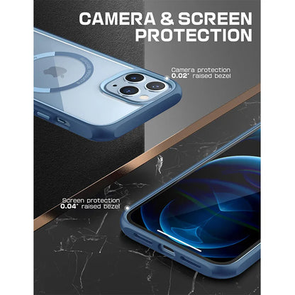 For iPhone 13 Pro Case 6.1 inch (2021) UB Mag Series Premium Hybrid Protective Clear Case Compatible with MagSafe