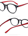 Reading Glasses Women Round Frame PC Reading Glasses for Men Spring Hinge