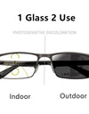 Photochromic Reading Glasses Progressive Multifocal Presbyopia Eyeglasses Blue Light Readers Hyperopia Diopters 1.0 2.0