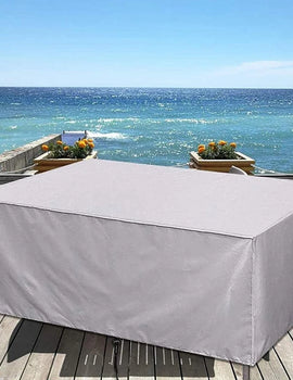 Outdoor Furniture Covers Waterproof Rain Snow Dust Wind-Proof Anti-UV Oxford Fabric Garden Lawn Patio Furniture Covers 190T