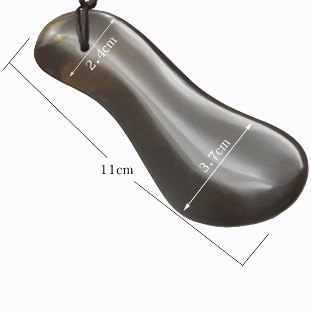 5A grade Original Si Bin Bian stone massage guasha kit point massage dog 140x70x75mm 100% original