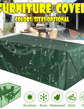 Patio Garden Outdoor Furniture Covers Waterproof 210D Rain Snow Chair covers Sofa Table Chair Dust Proof Cover Green Blue Brown