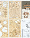 Airship 3d Wooden Puzzle, Brain Teaser, Construction Set for Teens