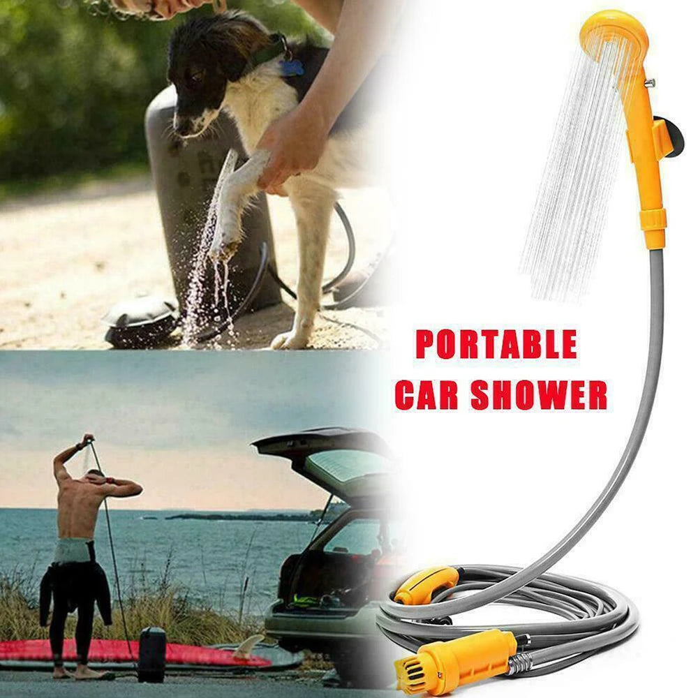 Portable 12V Camping Shower Pump Kit for Car Travel