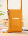 Luxury Designer Bag Soft Leather Wallet Touch Screen Cell Phone Purse Fashion Crossbody Shoulder Bag