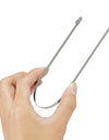100Pcs 304#Stainless Steel Cable Ties 4.6mm Heavy Duty Self-Locking Cable Zip Tie Multi-Purpose Metal Exhaust Wrap Locking Ties
