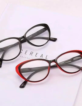 Retro Cat Eye Reading Glasses Elegant Round Presbyopic Eyewear Classic Spectacles Eyeglasses Female's Glasses+3.5+4.0