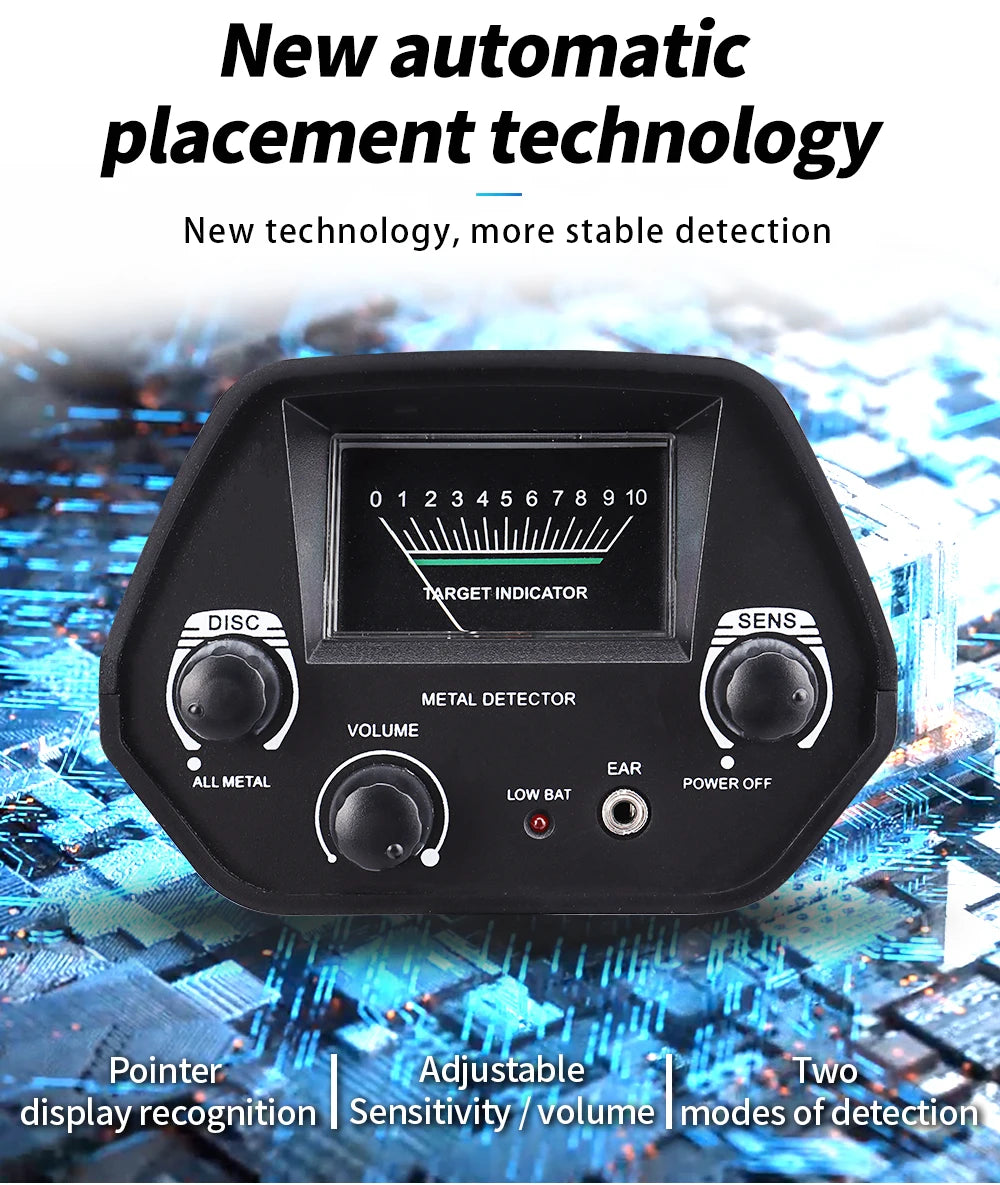 Underground Metal detector GTX5030 - Detection of gold, silver, copper, iron coins all metal detection, easy operation