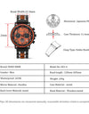 Custom Private Watch for Men Quartz Chronograph Male Wristwatches Men Stop Engrave Brand Name Logo