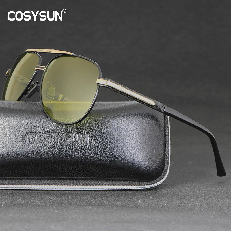 Day Night Vision Photochromic Sunglasses Men Polarized Night Vision Glasses