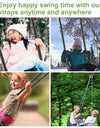 Lighten Up Hammock Straps Rope Carabiner Tree Swing Hanging Kit Hammock Straps Camping 350KG Load Capacity Rope Carabiner