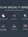 Outdoor Winter Riding Gloves Warm Touchscreen Wear Resistant Non-slip Zipper Cycling Motorcycle Gloves Men Hiking Working