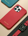 for Magsafe Case for iPhone 13 Pro Max 13 Mini 13Pro Natural Cowhide Lychee Leather Magnetic Luxury Metal Frame Phone Back Cover