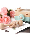 Wooden Fashion Camera Baby Toys Pendant Baby Block Montessori Toys for Children Wooden DIY Presents Nursing Gift Outdoor Toys