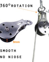 Fitness DIY Pulley Cable Machine Attachment System Arm Biceps Triceps Blaster Hand Strength Trainning Home Gym Workout Equipment