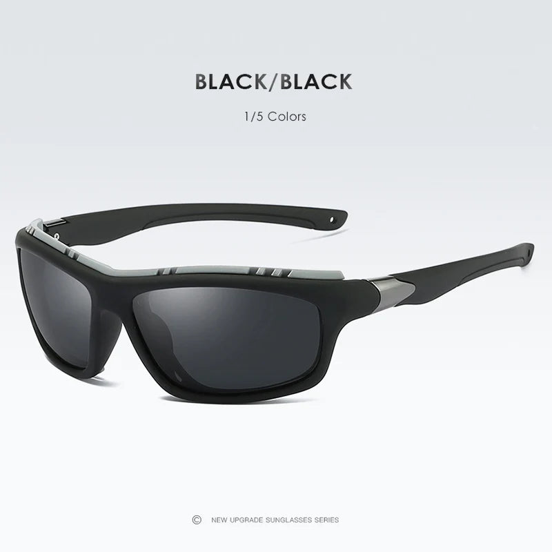 Square Polarized Tactical UV400 Mirror Sunglasses for Men Women Outdoor Driving Glasses