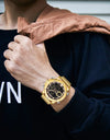 Quartz Watch Waterproof Big Sport Wristwatches Stainless Steel Date