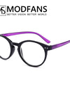 Reading Glasses Women Round Frame PC Reading Glasses for Men Spring Hinge