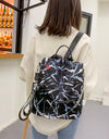 Waterproof Oxford Backpack Fashion Anti-theft Women Backpacks Print School Bag High Quality Large Capacity Backpack