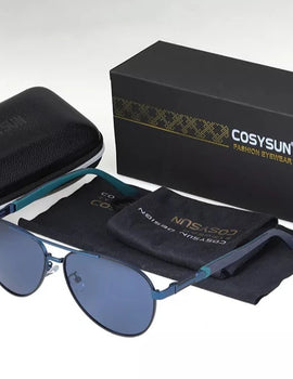 Pilot Style Polarized Sunglasses men's sunglasses HD polarized driving drivers glasses