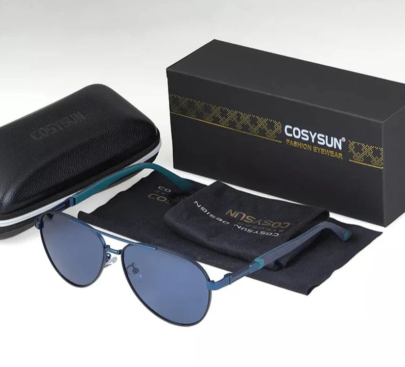 Pilot Style Polarized Sunglasses men's sunglasses HD polarized driving drivers glasses