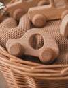 Wooden Child Block For Babies BPA Free Organic Beech Animal Shape Baby Toy Car Montessori Toys Brain Game Handmade Crafts Gifts