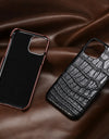 100% Natural Crocodile Leather Phone Case for iPhone 16 15 Pro Max 14 ProMax Pro 16 Plus 15Pro 16Pro 14Plus Luxury Cover