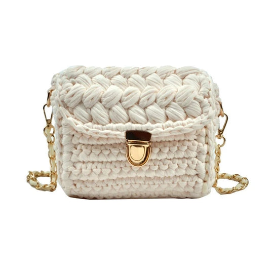 Bag Woven Tote Bag Ladies Single Chain Knitting Crossbody Bags Small Crochet Shoulder Bags