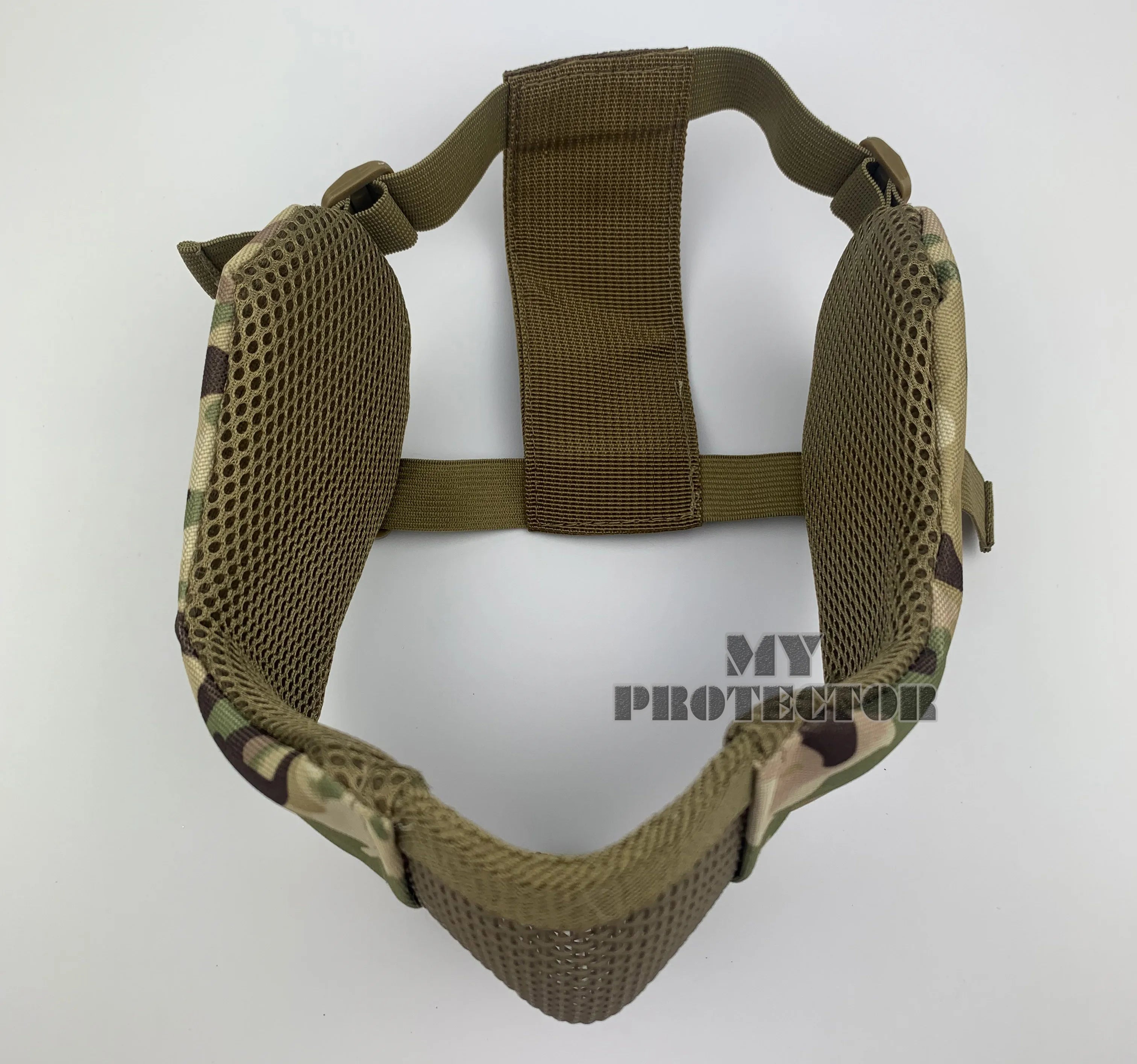 Airsoft Face Mask With Ear Mesh Face Breathable Mouth Mask Tactical Paintball Softair Protective Mask Shooting Hunting Equipment
