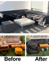 15 sizes Corner Outdoor Sofa Cover Garden Rattan Corner Furniture Cover V Shape L ShapeWaterproof Sofa Protect Set Dust Covers