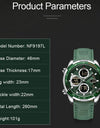 Men Luxury Original Sports Chronograph Watch Waterproof Quartz WristWatch Clock