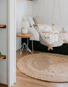 Let‘s Make Baby Swing Chair Canvas Hanging Wood Recliner Children Baby Rocker Toy Safety Baby Bouncer Outside Chair Toy Rocker
