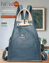 Leather Backpacks Zipper Female Chest Bag Travel Back Pack Ladies Bagpack School Bags