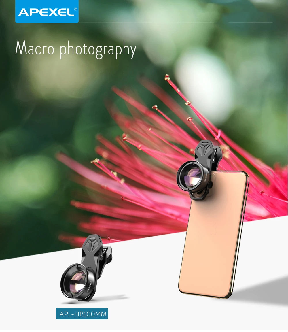 100mm Macro Smartphone Camera Lens with Universal Clip