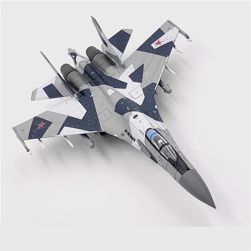 Russian Air Force Su-35 Fighter Aircraft Model