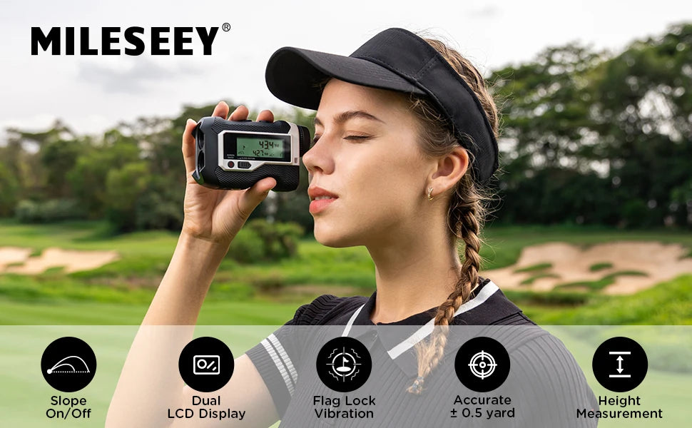 800M Yd Golf Laser Rangefinder Golf Distance Meter with Slope,Vibration,Rangefind suitable for Golf, Hunting ,Match