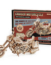 Motorcycle Puzzle 3D Wooden DIY Children Game Assembly Wood Model Kit Building Blocks