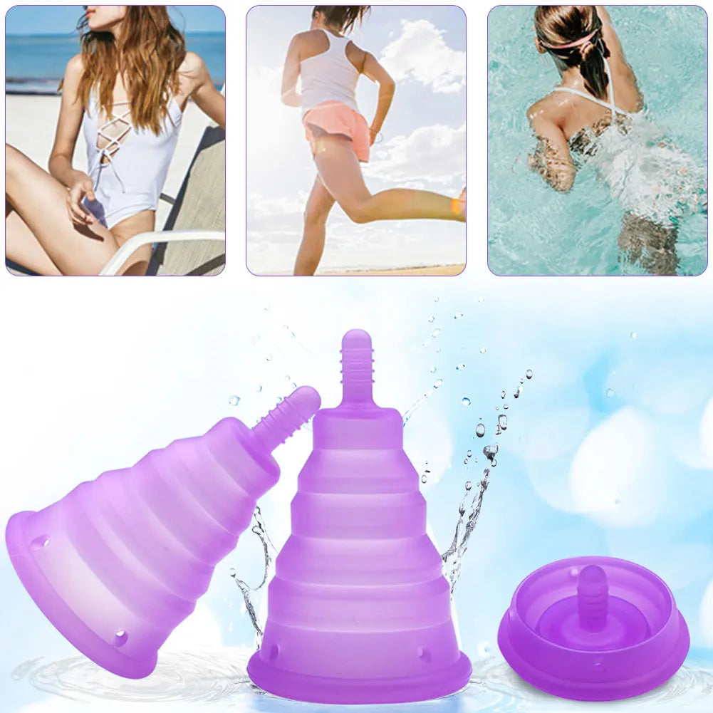 Feminine Hygiene Menstrual Cup Medical Silicone Copo Menstrual de Silicone Medica Period Cup Reusable Menstruation Collector