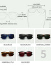 Ultralight TR90  Square Frame Polarized Men Women Female Sunglasses Hawksbill Sports Tourism