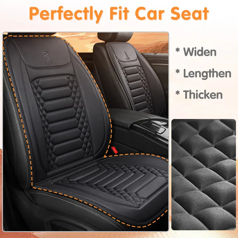 Car Heated Seat Cover 12V Universal 30's Quick Heating Seat Pad Intelligent Controller Widen and Thicken Car Auto Seat Heater
